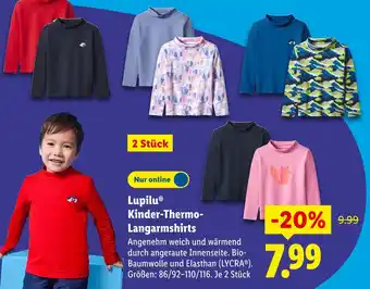 Lidl Lupilu kinder-thermo-langarmshirts Angebot