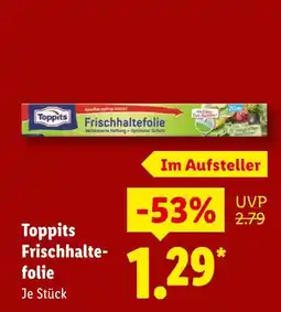 Lidl Toppits frischhaltefolie Angebot