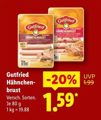 Lidl Gutfried hähnchenbrust Angebot