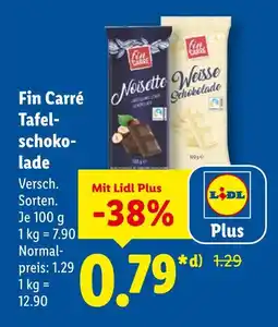 Lidl Fin carré noisette Angebot