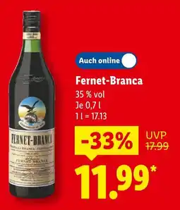 Lidl Fernet-branca fernet-branca Angebot