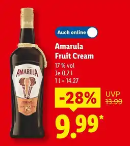 Lidl Amarula fruit cream Angebot