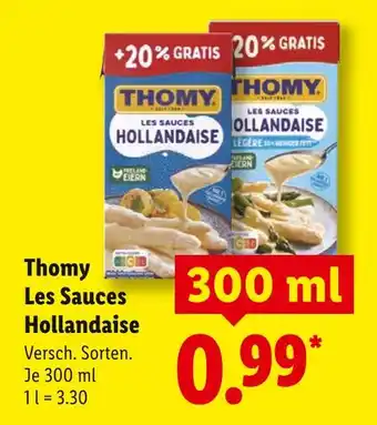 Lidl Thomy les sauces hollandaise Angebot