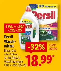 Lidl Persil waschmittel discs Angebot
