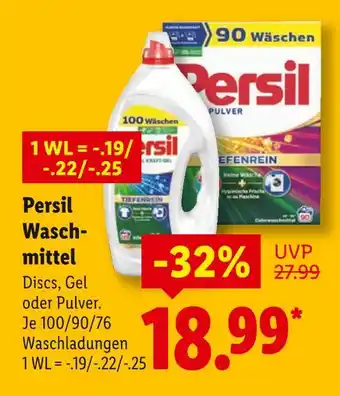 Lidl Persil waschmittel discs Angebot