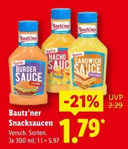Lidl Bautz'ner burger sauce Angebot
