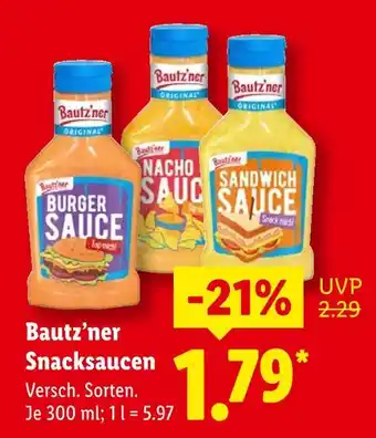 Lidl Bautz'ner burger sauce Angebot