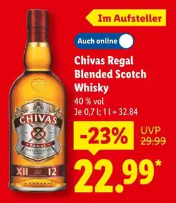 Lidl Chivas regal blended scotch whisky Angebot