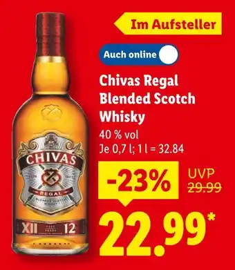 Lidl Chivas regal blended scotch whisky Angebot