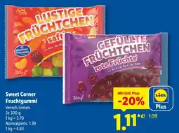 Lidl Sweet corner lustige früchtchen Angebot