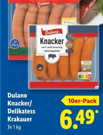Lidl Dulano knacker Angebot