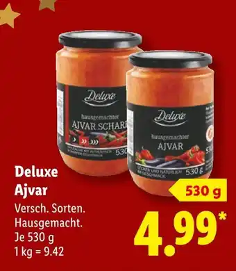 Lidl Deluxe ajvar Angebot