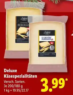Lidl Deluxe kitzbüheler bergkäse Angebot