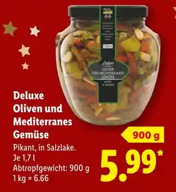 Lidl Deluxe oliven und mediterranes gemüse Angebot
