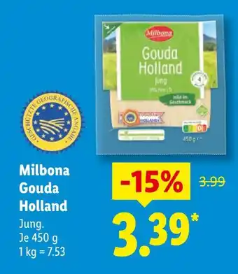 Lidl Milbona gouda holland Angebot