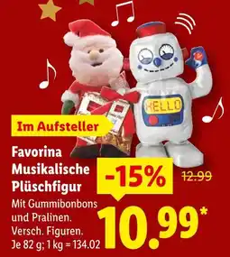 Lidl Favorina musikalische plüschfigur Angebot