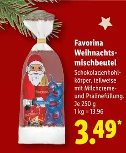 Lidl Favorina weihnachtsmischbeutel Angebot