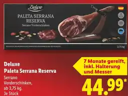 Lidl Deluxe paleta serrana reserva Angebot
