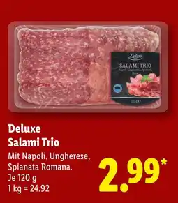Lidl Deluxe salami trio Angebot