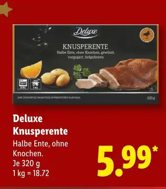 Lidl Deluxe knusperente Angebot