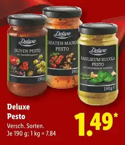 Lidl Deluxe oliven pesto Angebot