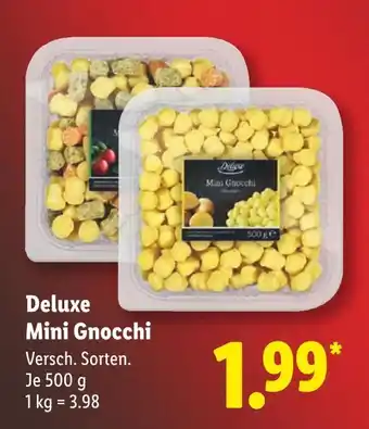 Lidl Deluxe mini gnocchi Angebot
