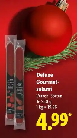Lidl Deluxe gourmet-salami Angebot