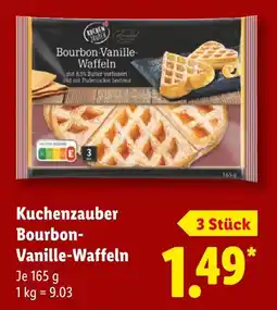 Lidl Kuchenzauber bourbon-vanille-waffeln Angebot