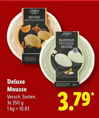 Lidl Deluxe mousse mit fruchtiger mandarine Angebot