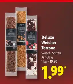 Lidl Deluxe weicher torrone Angebot