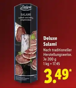 Lidl Deluxe salami Angebot