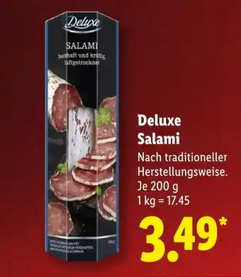 Lidl Deluxe salami Angebot