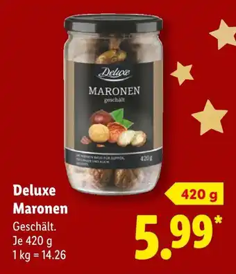 Lidl Deluxe maronen Angebot