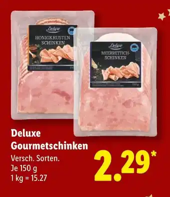 Lidl Deluxe honigkrusten-schinken Angebot