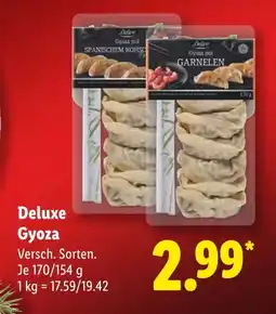 Lidl Deluxe gyoza mit spanischem rohschinken Angebot