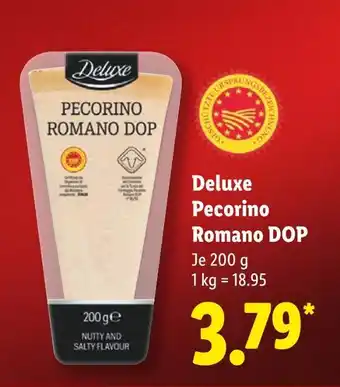 Lidl Deluxe pecorino romano dop Angebot