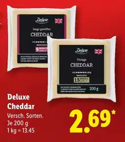 Lidl Deluxe cheddar Angebot