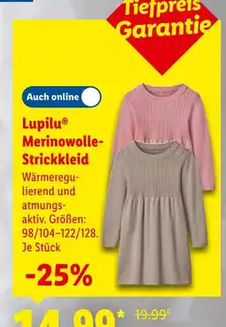 Lidl Lupilu merinowolle-strickkleid Angebot