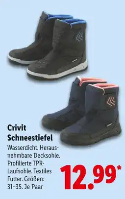 Lidl Crivit schneestiefel Angebot