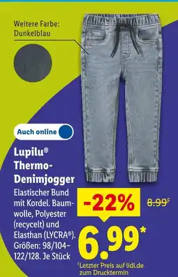 Lidl Lupilu thermo-denimjogger Angebot