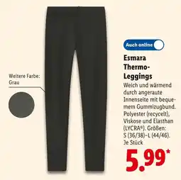 Lidl Esmara thermo-leggings Angebot