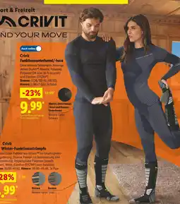 Lidl Crivit funktionsunterhemd/-hose Angebot