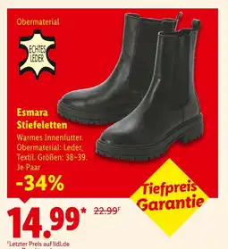 Lidl Esmara stiefeletten Angebot