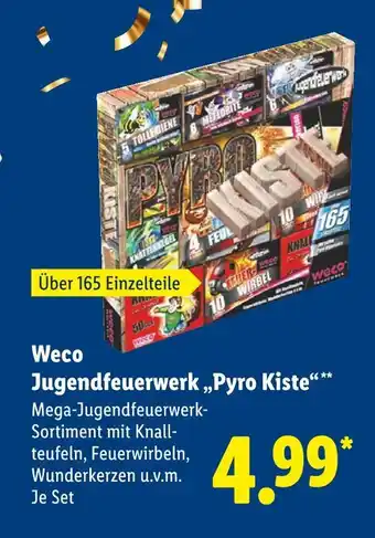 Lidl Weco jugendfeuerwerk „pyro kiste“ Angebot