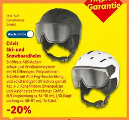 Lidl Crivit ski- und snowboardhelm Angebot