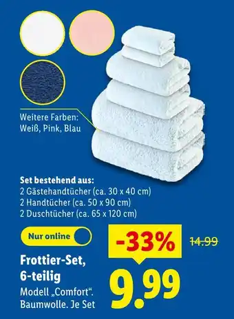 Lidl Frottier-set, 6-teilig Angebot