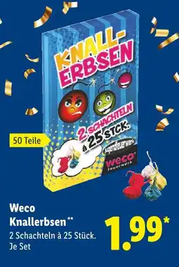 Lidl Weco knallerbsen Angebot