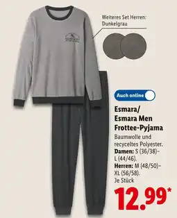 Lidl Esmara men frottee-pyjama Angebot