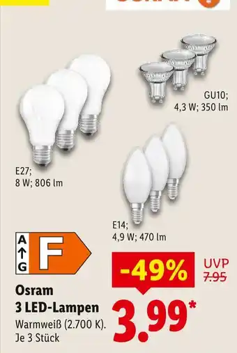 Lidl Osram e27 led-lampen Angebot