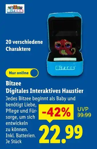 Lidl Bitzee digitales interaktives haustier Angebot